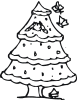 Fairy Christmas Tree Coloring Page
