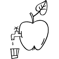 healthy food » coloring pages » surfnetkids
