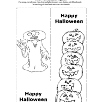 Halloween Bookmark » Coloring Pages » Surfnetkids
