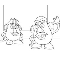 Mr And Mrs Potato Head Coloring Pages - Wallpapers HD References