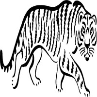 Tiger » Coloring Pages » Surfnetkids