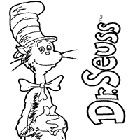 The Cat In The Hat Coloring Pages 4