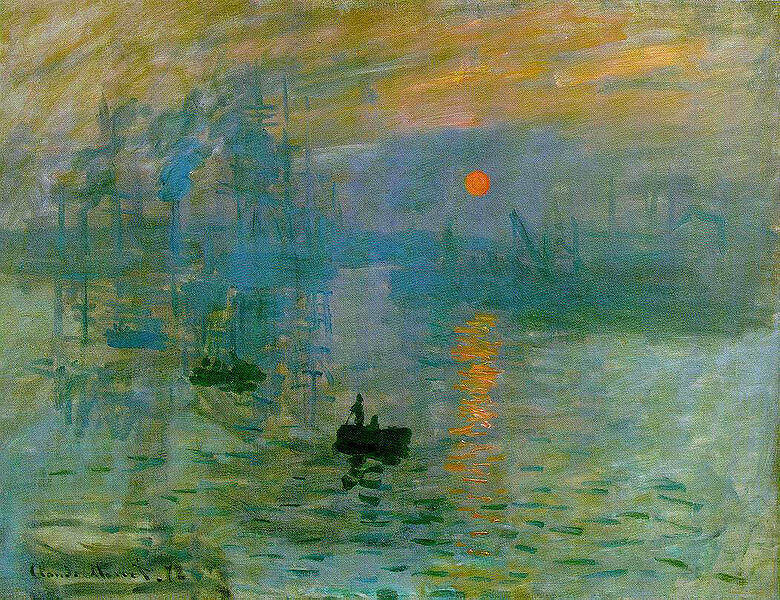 Impression, Sunrise, 1872, Claude Monet, Musée Marmottan Monet, Paris