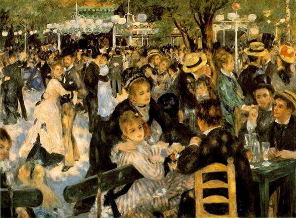 Dance at Le Moulin de la Galette, 1876, Pierre-Auguste Renoir, Musée d’Orsay, Paris