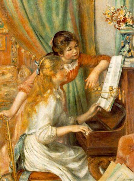 Girls at the Piano, 1892, by Pierre-Auguste Renoir, Musée d’Orsay, Paris.