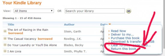 Be a good library citizen and return books as soon as you finish them.